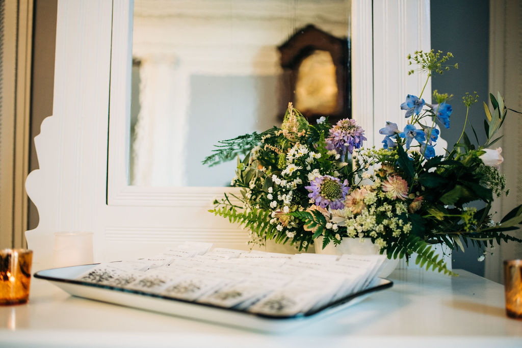 Woodland fairy wedding arrangement by Prose florals