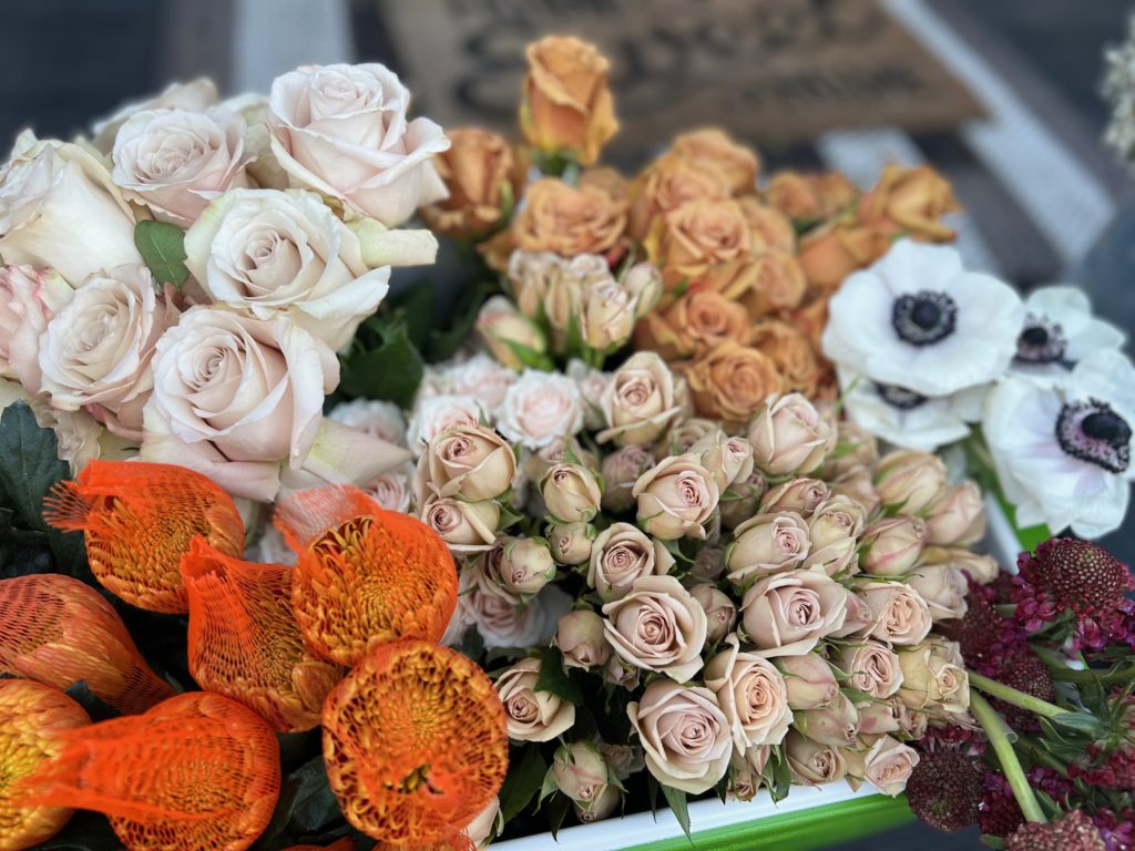 DIY wedding florals